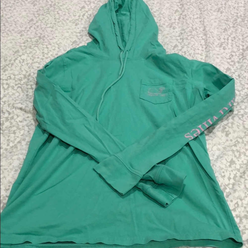 Sea green vineyard vines hoodie